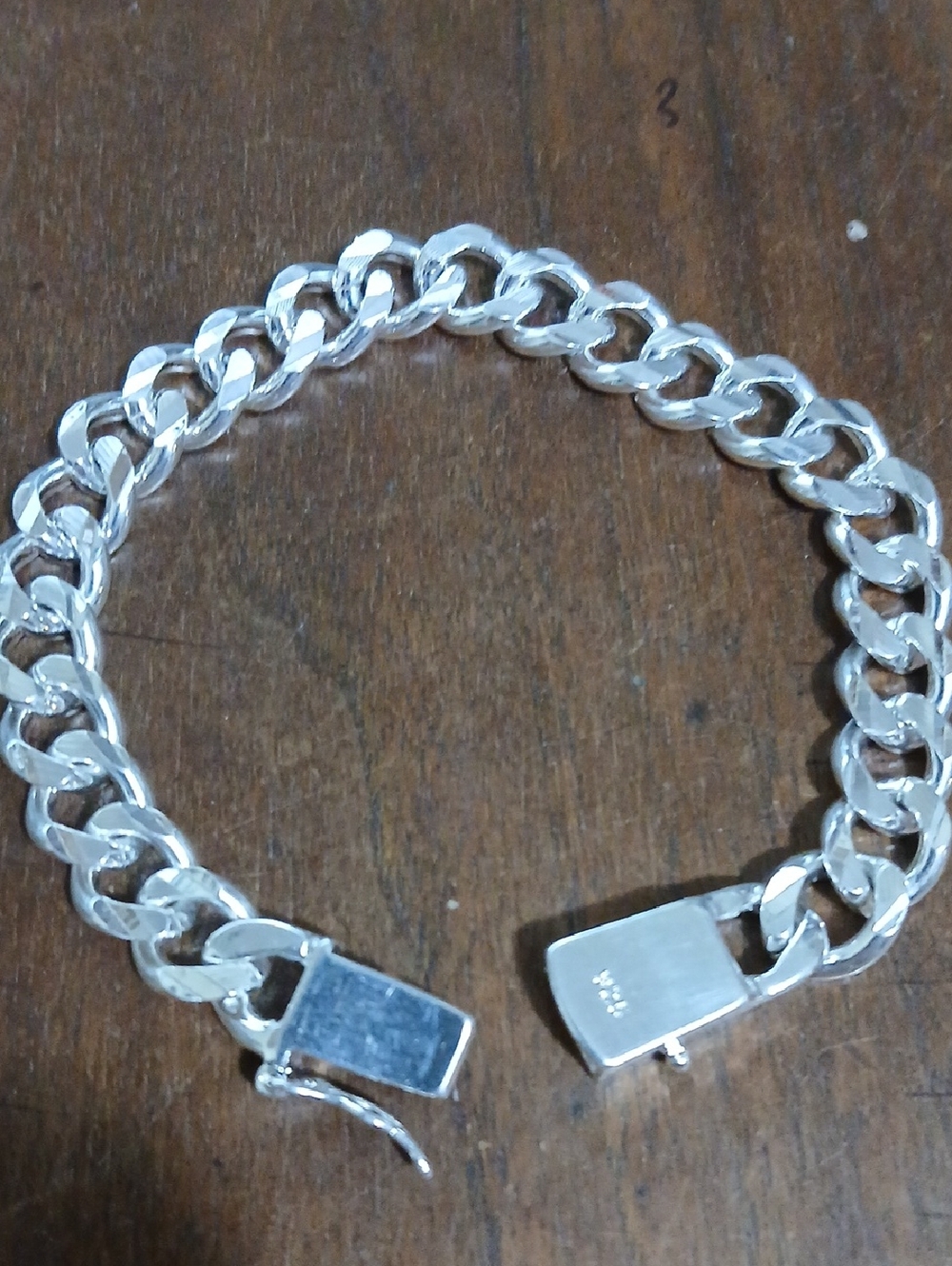7.5 Inch Silver 925  Chain Bracelet
